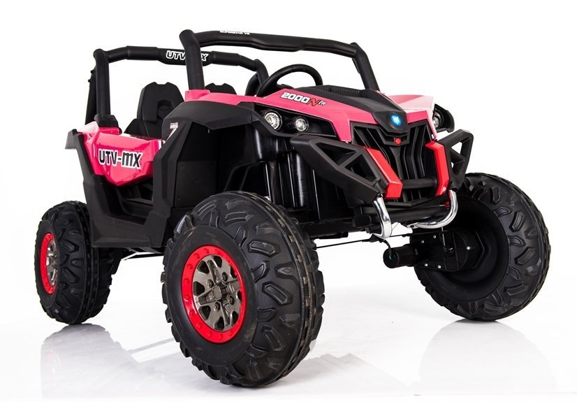 Vienvietis elektromobilis jeep xmx pink - electric ride on car