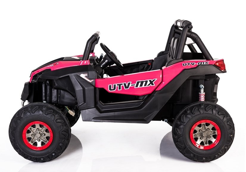 Vienvietis elektromobilis jeep xmx pink - electric ride on car