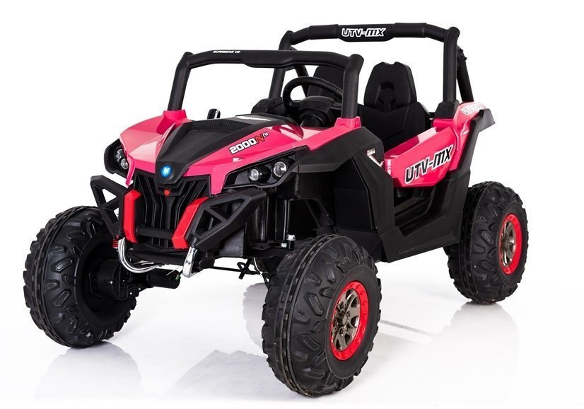 Vienvietis elektromobilis jeep xmx pink - electric ride on car
