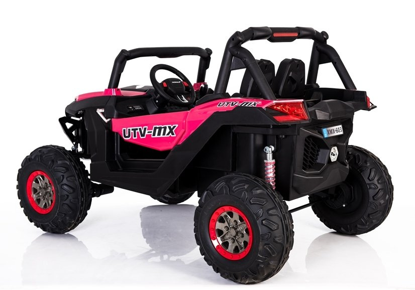 Vienvietis elektromobilis jeep xmx pink - electric ride on car