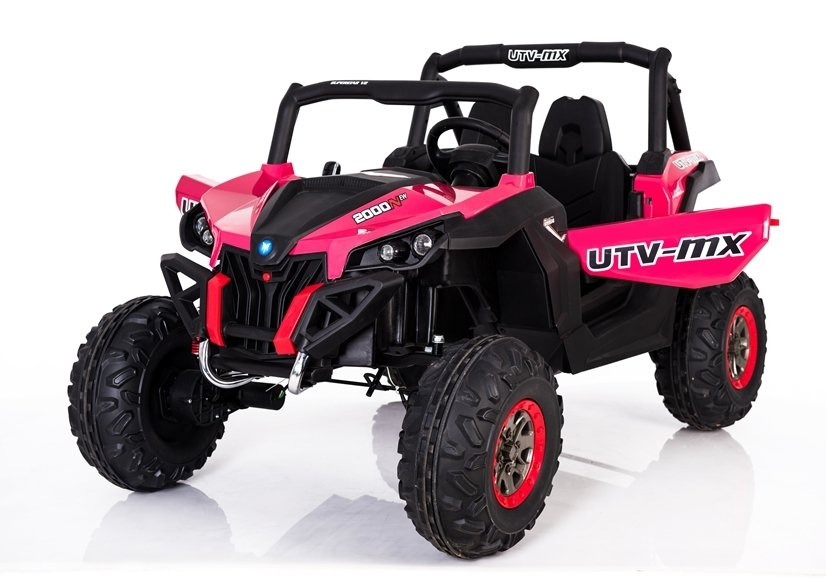 Vienvietis elektromobilis jeep xmx pink - electric ride on car
