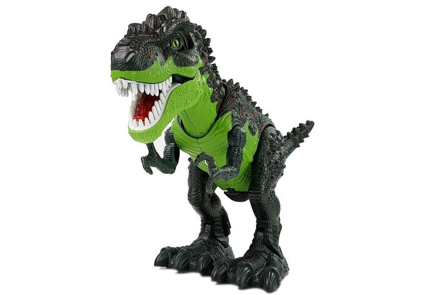 Interaktyvus ugnimi alsuojantis dinozauras