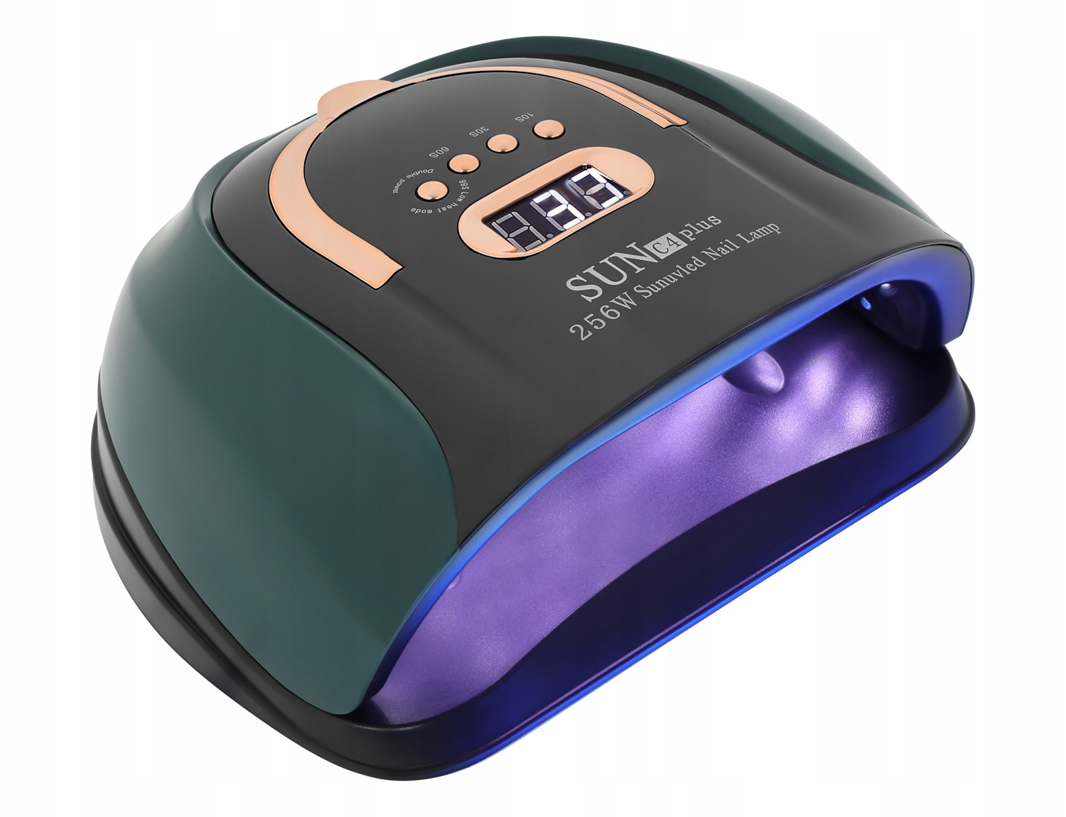 Uv nagų lempa dual led sun c4 plus 256w green