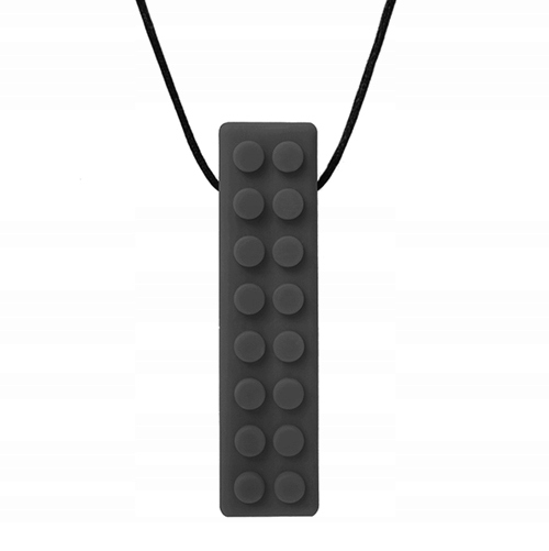 Ark logopedinis kramtukas 'Lego' plyta, juodas
