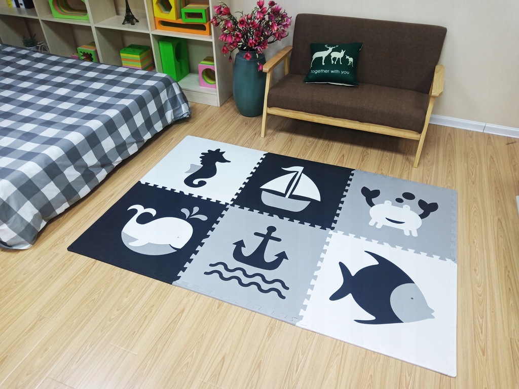 6dalių Kiliminė dėlionė 120 x 180 thick xxl