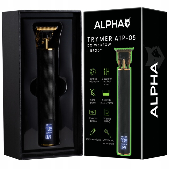 Alpha plaukų kirpimo mašinėlė