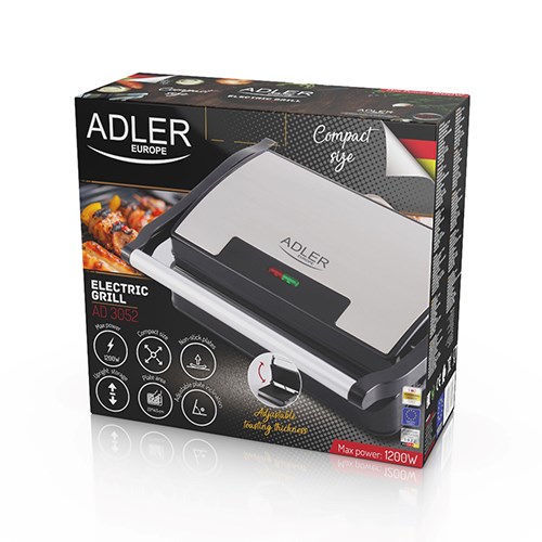Uždaras grilis Adler AD-3052