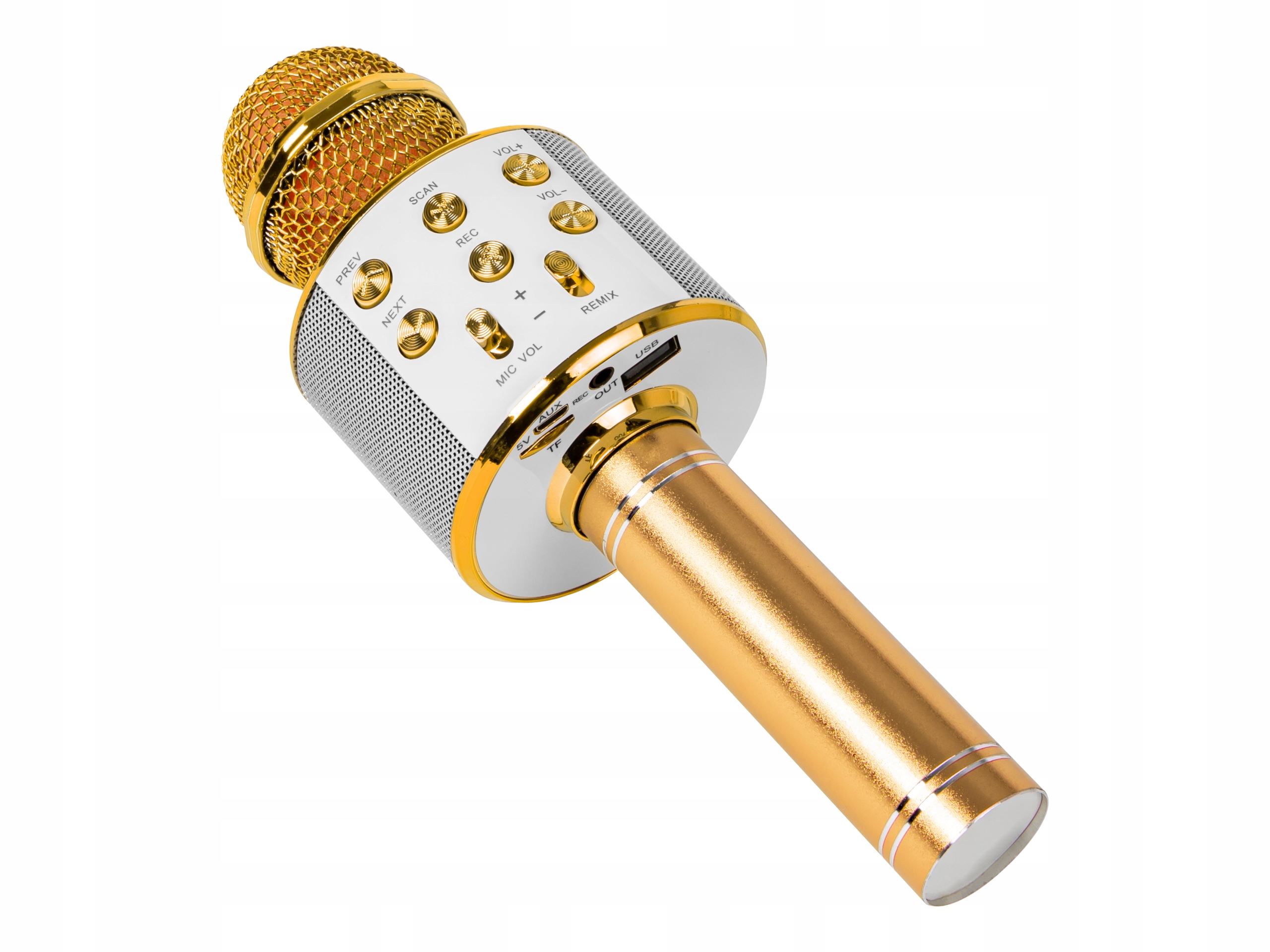 Belaidis karaokės mikrofonas - bluetooth garsiakalbis
