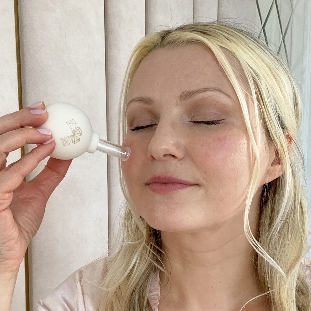 CRYSTALLOVE Stikliniai burbuliukai veido, kaklo ir dekoltė masažui