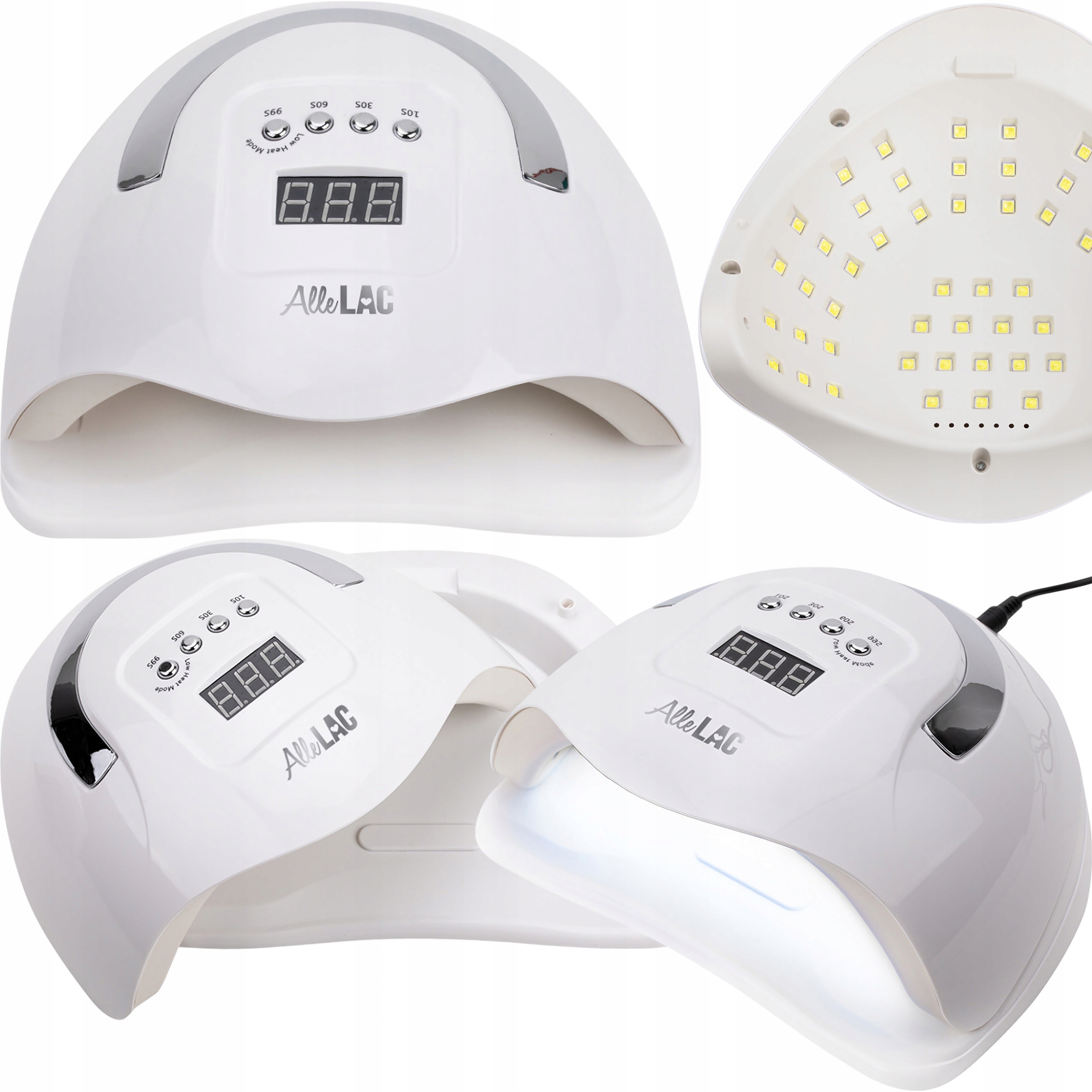 Profesionali led nagų uv lempa allelac x7 max 180w