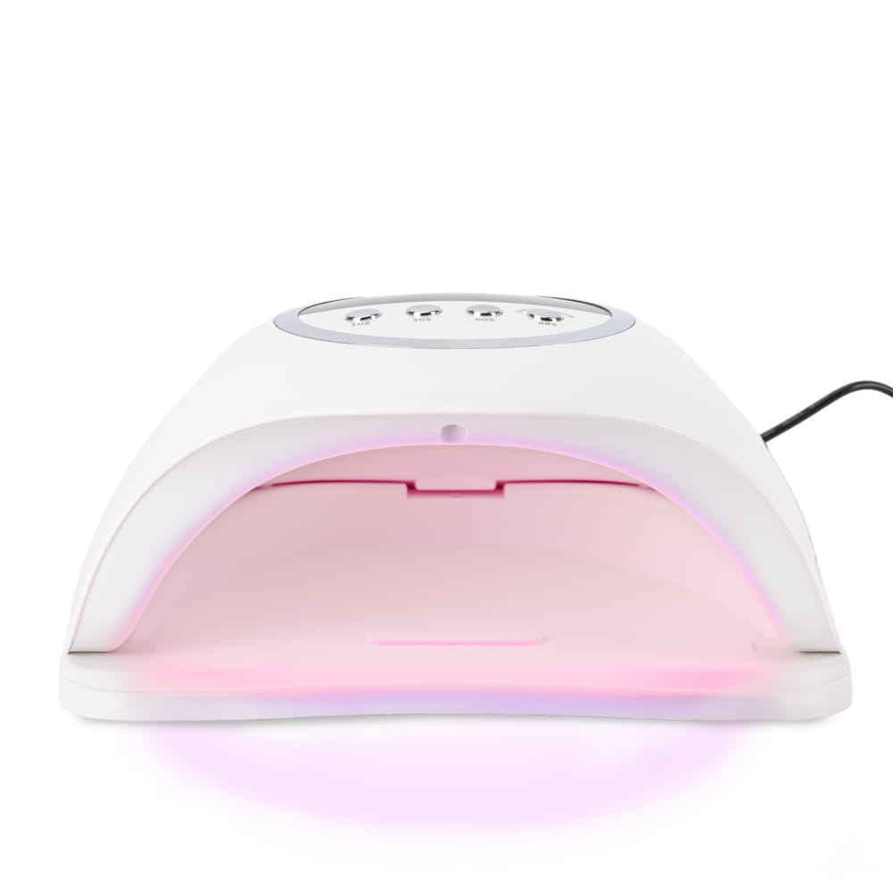 Uv/led x20 max manikiūro nagų kietinimo lempa rožinė šviesa 258w