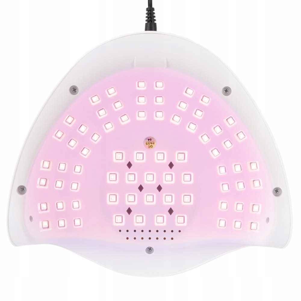 Uv/led x20 max manikiūro nagų kietinimo lempa rožinė šviesa 258w