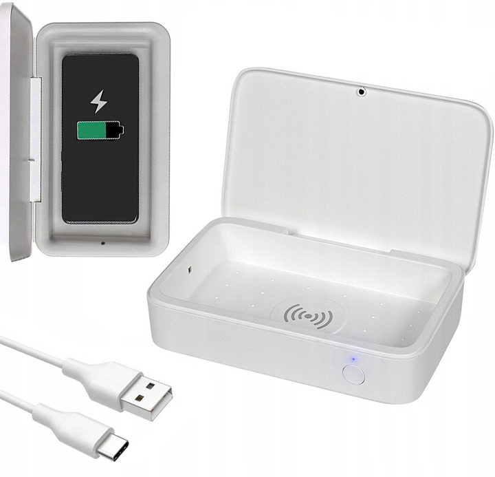 Įrankių sterilizatorius ir gsm uv-c „wifi“ įkroviklis