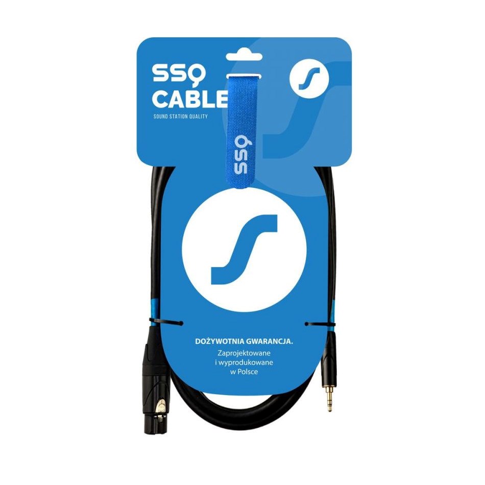 Audio laidas ssq xlr/3,5 mm, 0.5 m