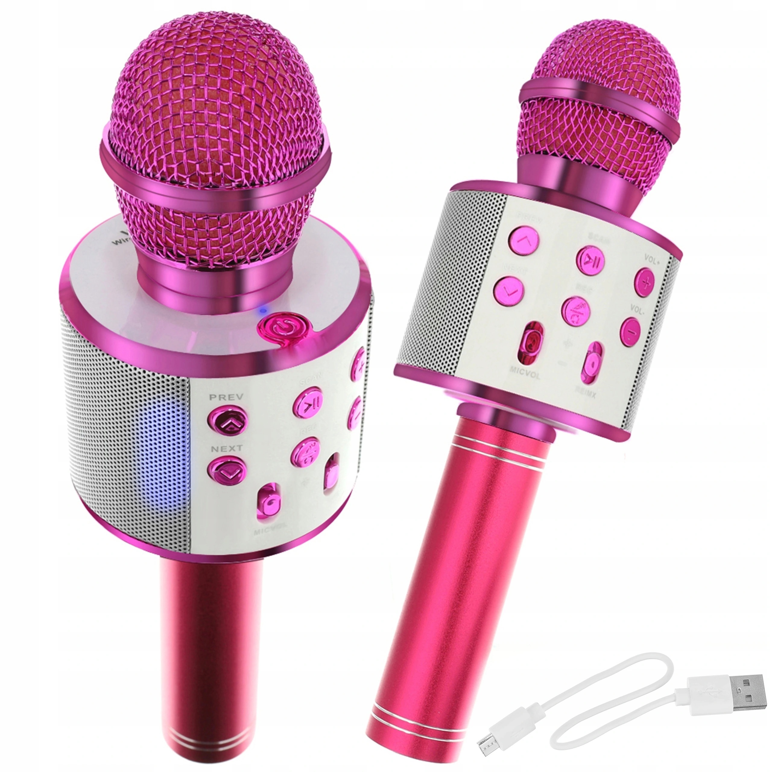 Belaidis mikrofonas bluetooth, karaokės garsiakalbis