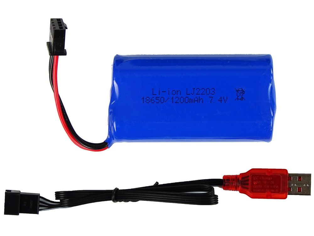1:8 mėlynas 4x4 bekelės R/C automobilis su 2.4G valdikliu
