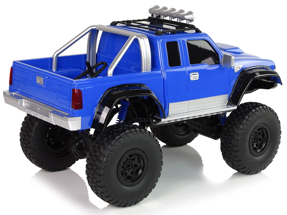 1:8 mėlynas 4x4 bekelės R/C automobilis su 2.4G valdikliu