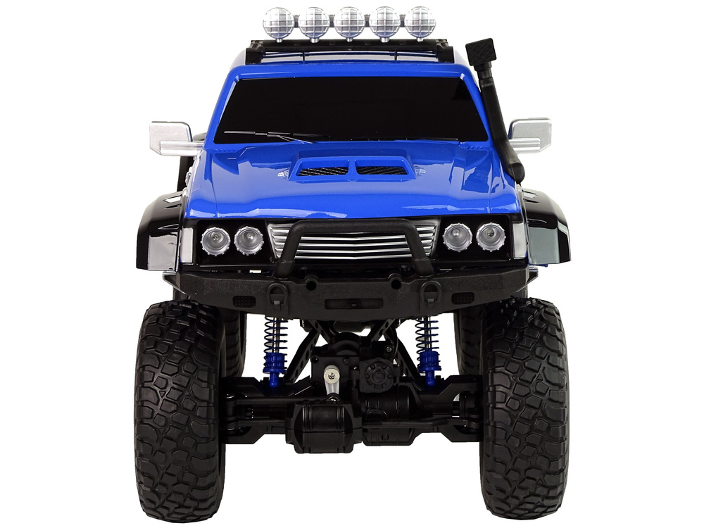 1:8 mėlynas 4x4 bekelės R/C automobilis su 2.4G valdikliu