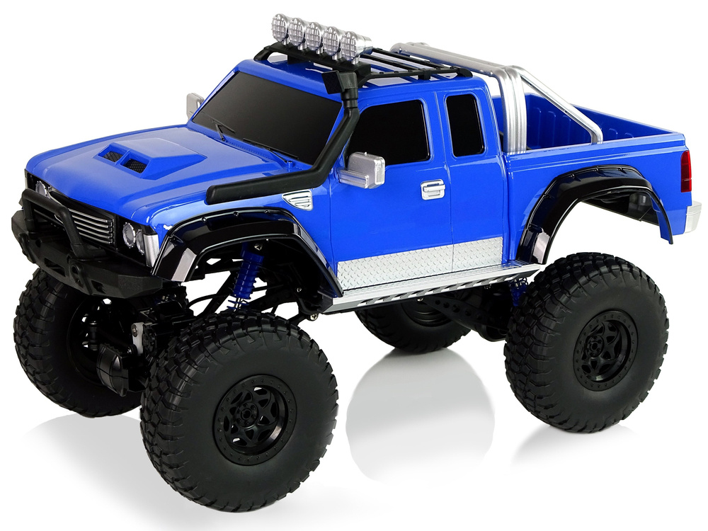1:8 mėlynas 4x4 bekelės R/C automobilis su 2.4G valdikliu