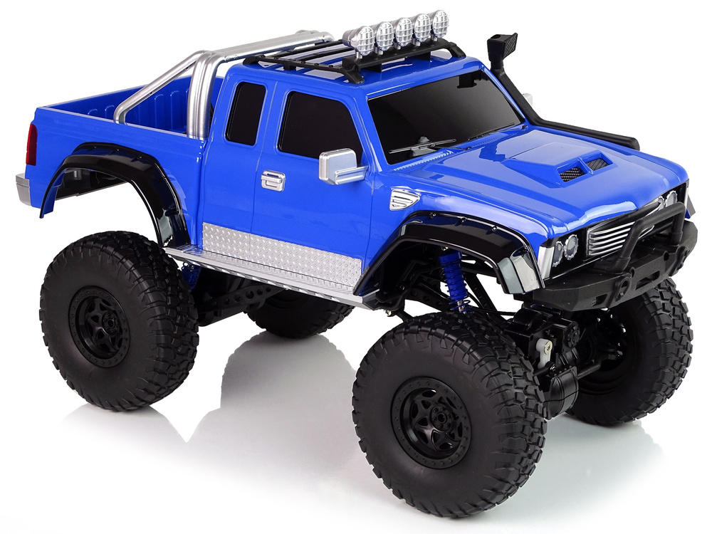 1:8 mėlynas 4x4 bekelės R/C automobilis su 2.4G valdikliu