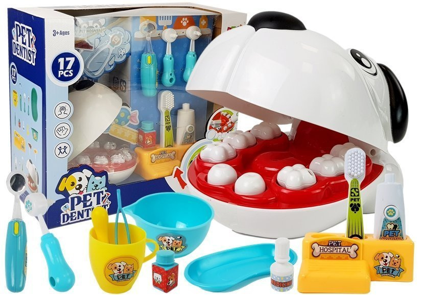 Žaislinis odontologo rinkinys leantoys vaikams