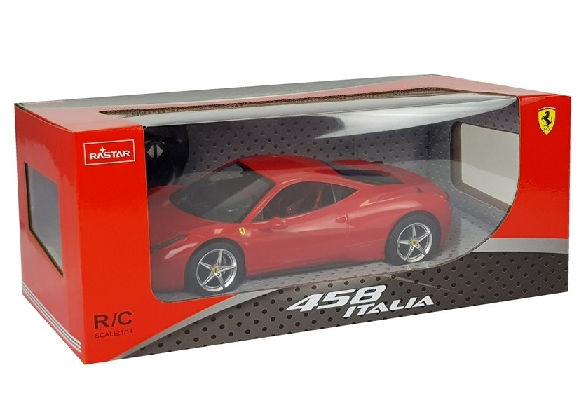 Nuotoliniu būdu valdomas ferrari italia automobilis 1:14 mastelyje