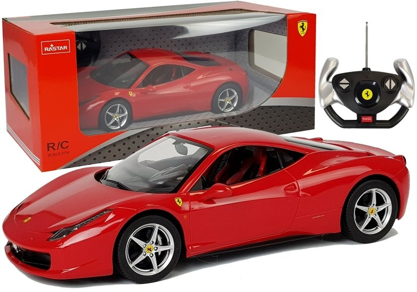 Nuotoliniu būdu valdomas ferrari italia automobilis 1:14 mastelyje