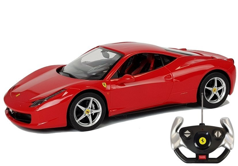 Nuotoliniu būdu valdomas ferrari italia automobilis 1:14 mastelyje