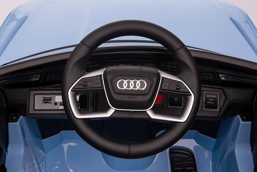 Elektrinis automobilis vaikams audi e-tron, mėlynas
