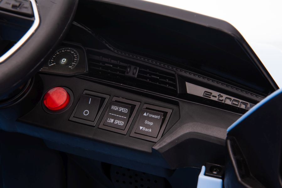 Elektrinis automobilis vaikams audi e-tron, mėlynas