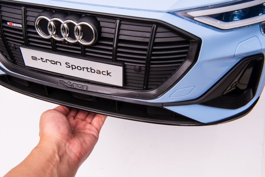 Elektrinis automobilis vaikams audi e-tron, mėlynas