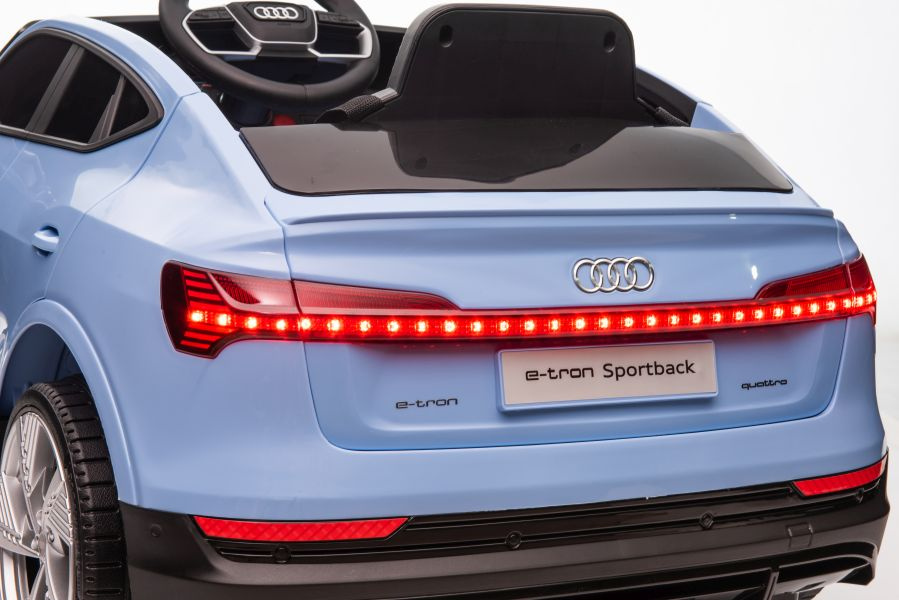Elektrinis automobilis vaikams audi e-tron, mėlynas