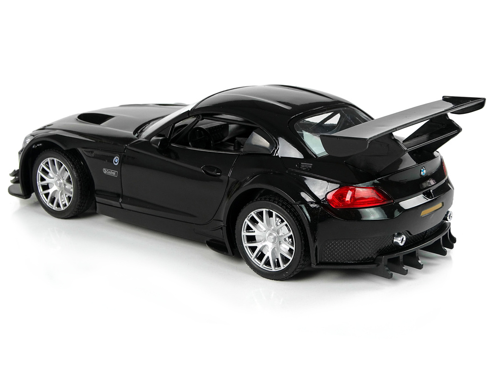 Nuotoliniu būdu valdomas sportinis automobilis lean toys bmw z4 gt3, 1:18, juodas