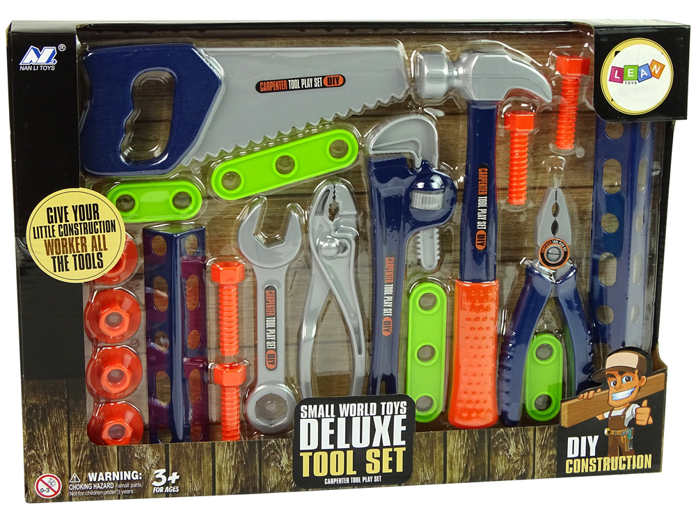 Žaislinis įrankių rinkinys berniukams lean toys