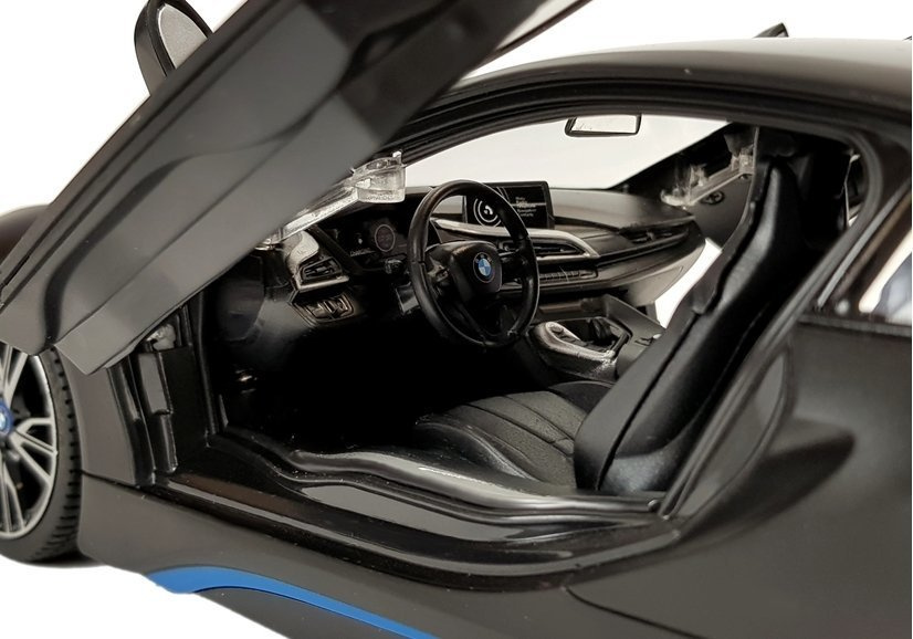 Nuotolinio valdymo automobilis bmw i8 rastar 1:14 juodas