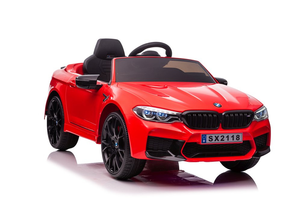 Elektromobilis vaikams lean cars bmw m5, raudonas