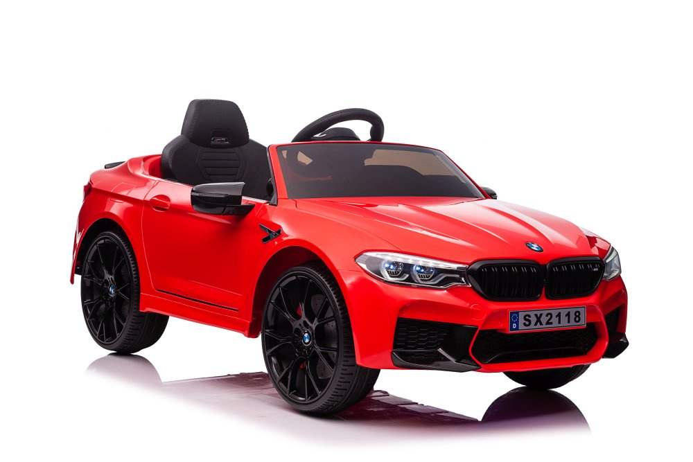 Elektromobilis vaikams lean cars bmw m5, raudonas