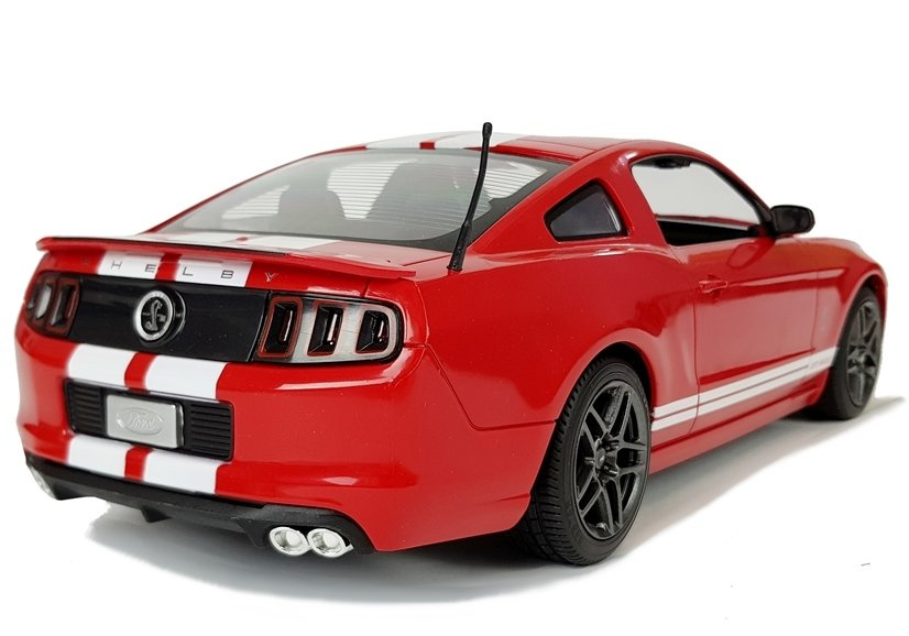Nuotoliniu būdu valdomas ford shelby rastar automobilis 1:14, raudonas