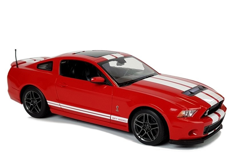 Nuotoliniu būdu valdomas ford shelby rastar automobilis 1:14, raudonas