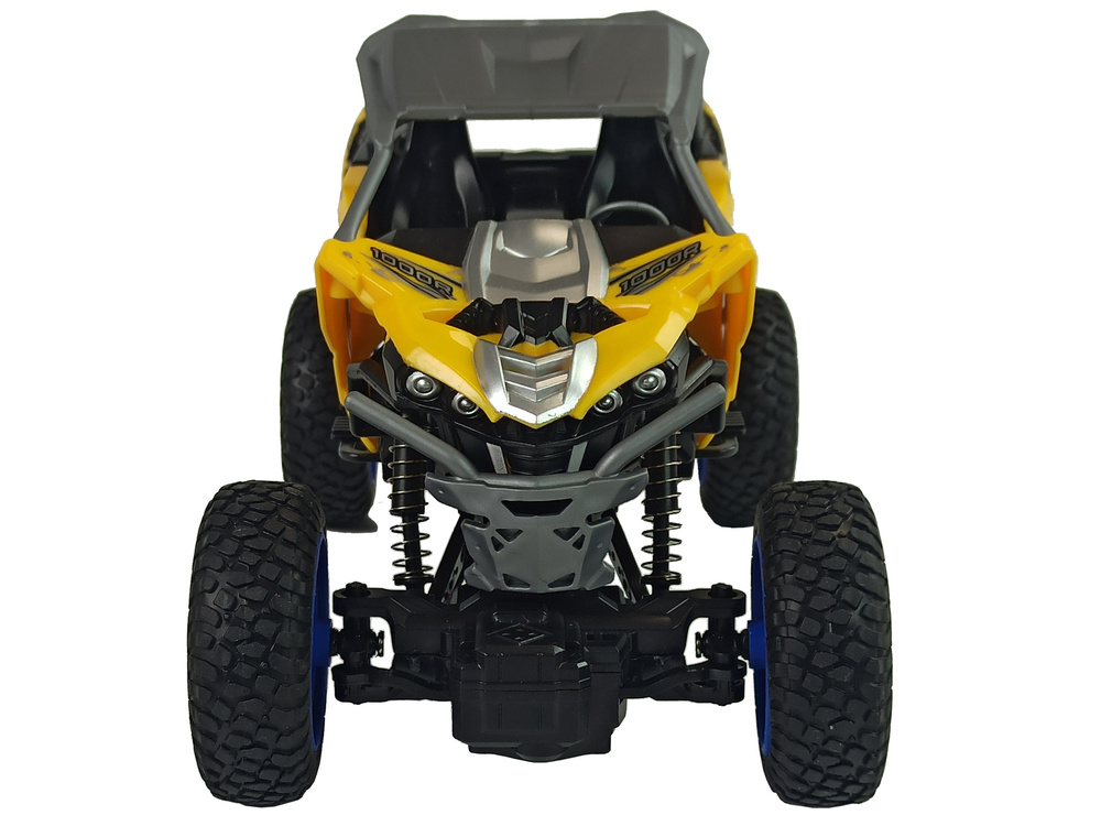 Geltonas nuotoliniu būdu valdomas visureigis automobilis 2.4 ghz 1:16