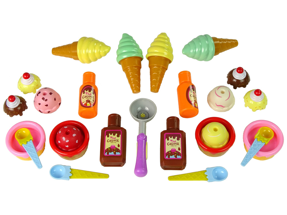 Žaislinių desertų rinkinys mergaitėms lean toys