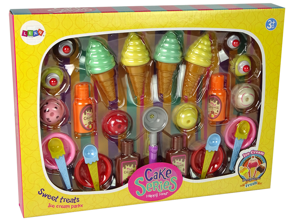 Žaislinių desertų rinkinys mergaitėms lean toys