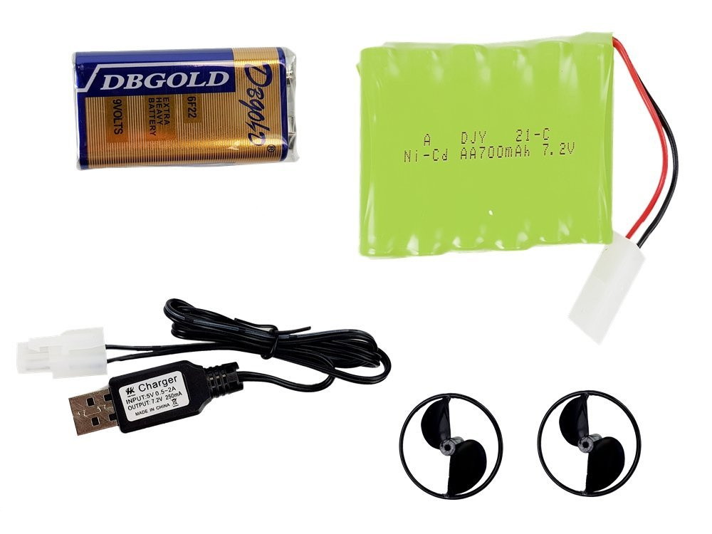 Nuotoliniu būdu valdomas burlaivis 50 cm, 27 mhz