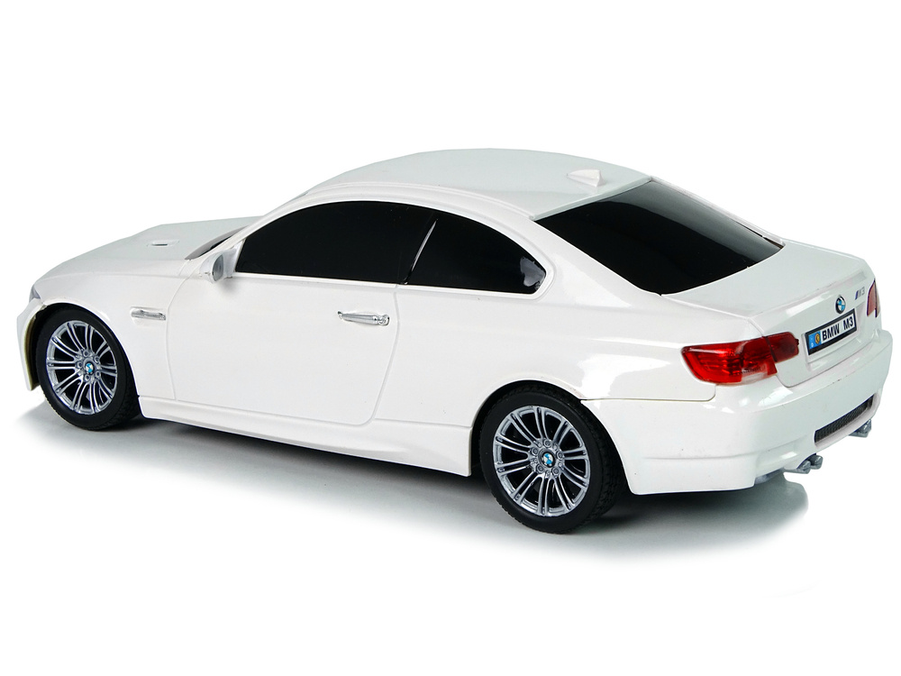 Nuotoliniu būdu valdomas bmw m3 su vairu, garsu ir šviesomis – 2.4g, 1:18