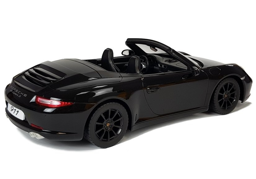 Nuotoliniu būdu valdomas automobilis Porsche 911 Carrera S Rastar 1:12 Juodas 2