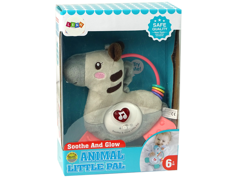 Interaktyvious edukacinis žaislas vaikams lean toys zebras