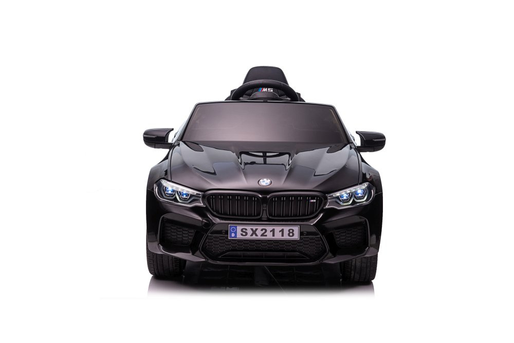 Vienvietis elektromobilis vaikams bmw m5, juodas lakuotas