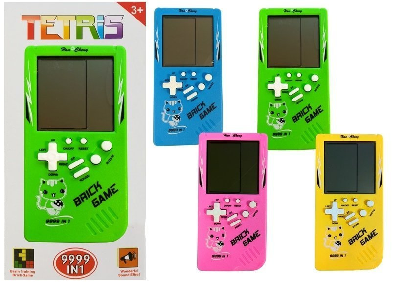 Elektroninis žaidimas tetris su dideliu ekranu