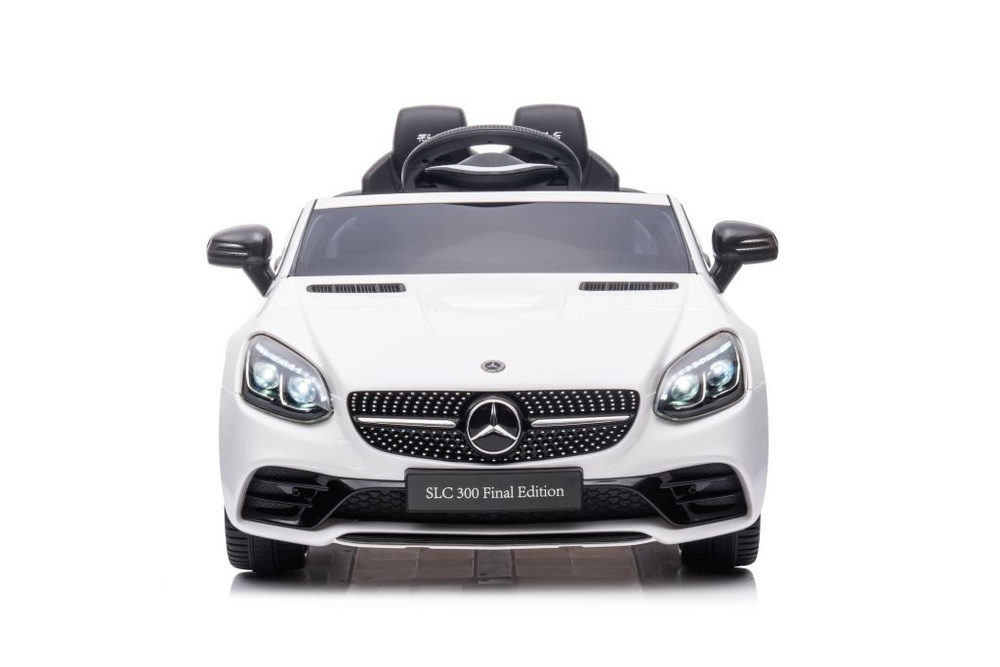 Dvivietis elektromobilis vaikams mercedes slc 300, baltas