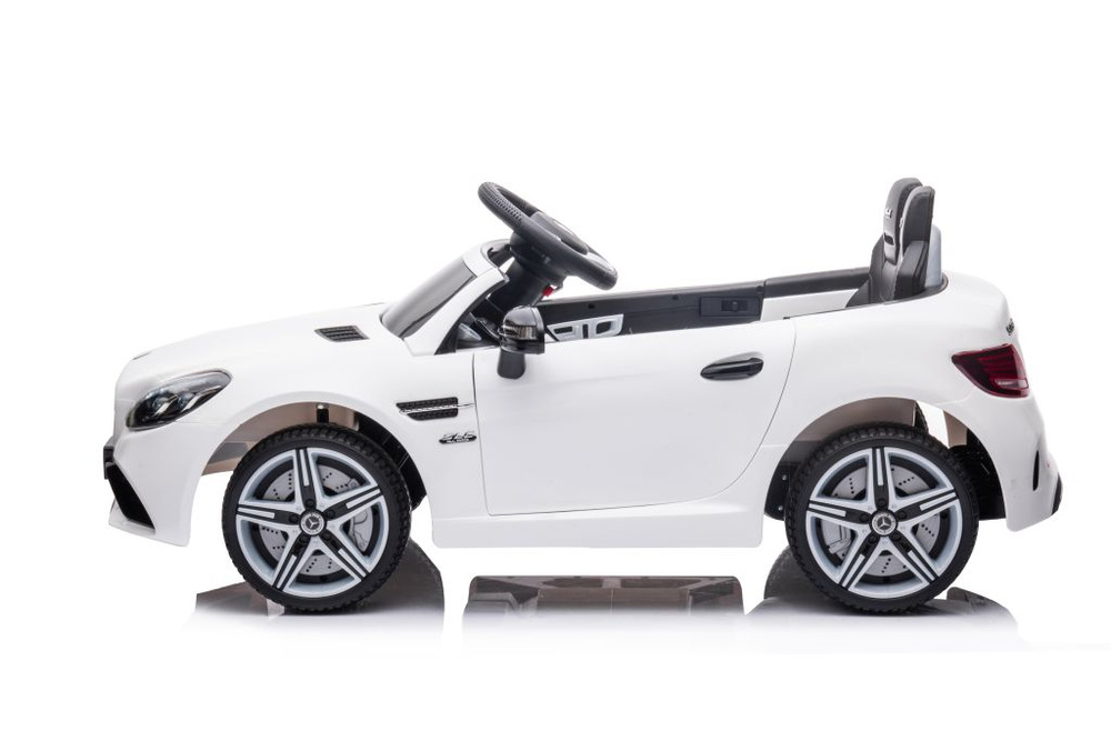 Dvivietis elektromobilis vaikams mercedes slc 300, baltas